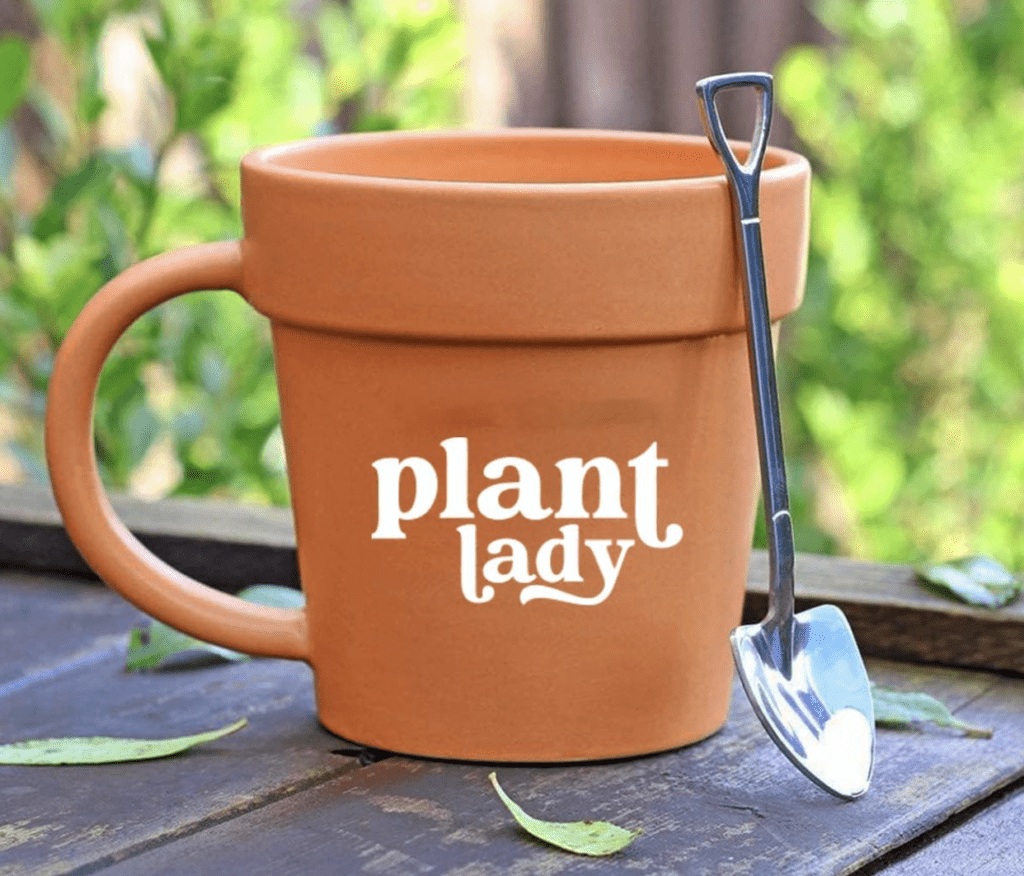 Plant Pot Mug and Shovel Spoon!